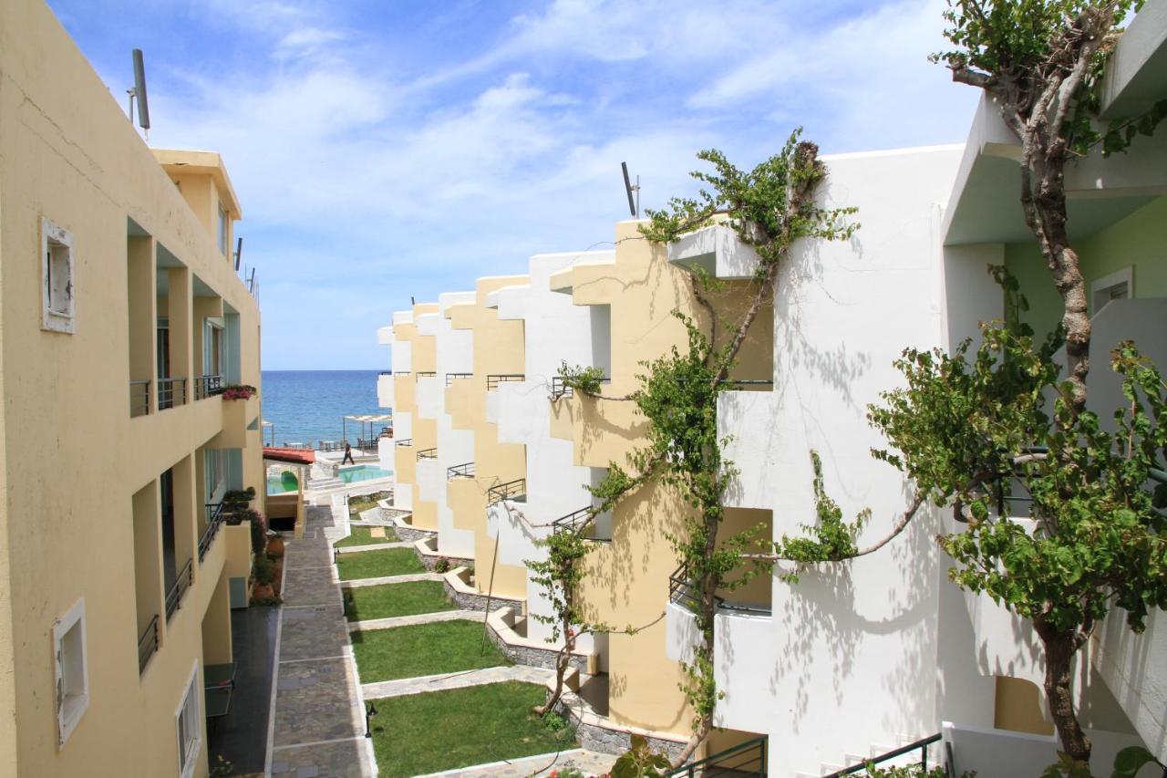 Dedalos Beach Hotel Sfáka Buitenkant foto